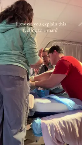 I think my husband fully understands after being the one to deliver our first baby 🩵Also look at my midwifes smile🥹 #delivery #laboranddelivery #husbandwife #boy #boymom #MomsofTikTok 