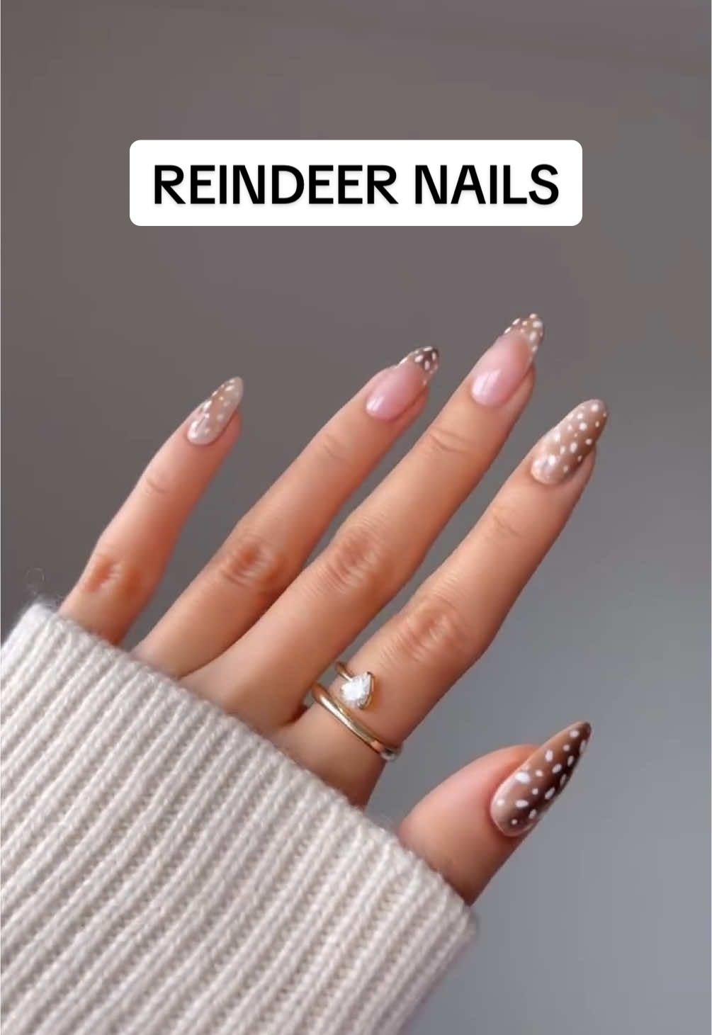 The cutest nail inspo you didn't know you needed 🤎💅 @Alison shows us how she creates these deer inspired nails using the @DIBSBEAUTY The Palm Palette in Coffee ☕️ Save this inspo for your next appt + shop her nail essentials on @Revolve's TikTok Shop #revolve #revolvebeauty #reindeer #nailinspo #holidaynails #holidayszn 