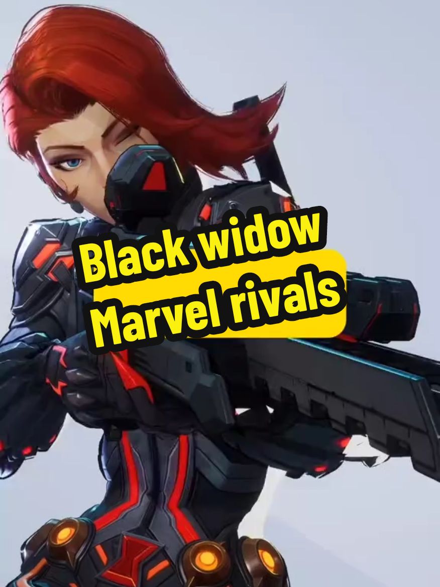 la black widow de Marvel Rivals #gaming #marvelrivals 