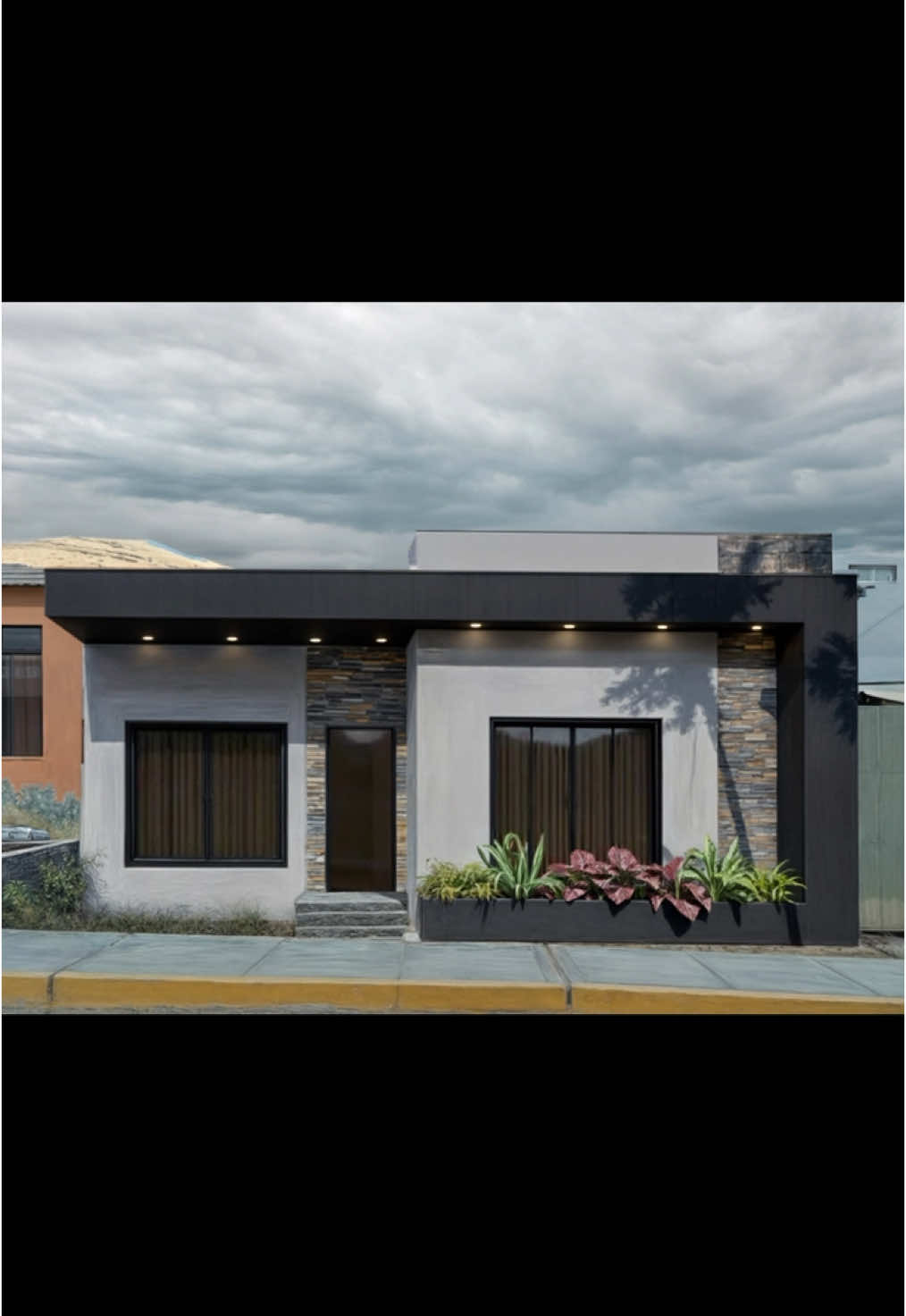 Diseño Fachada Moderna 8 metros #fachada #casas #antesydespues #architecture #fachadasmodernas #beforeandafter #arquitectura #modernhome #casasmodernas #fachadasdecasas #antesedepois #reforma 