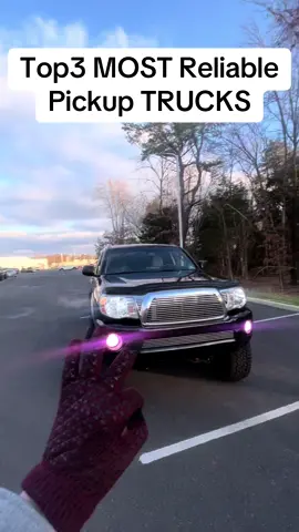 Top 3 Most Reliable Pickup Trucks #carsoftiktok #cardealer #truck #carslover #toyota #chevy 
