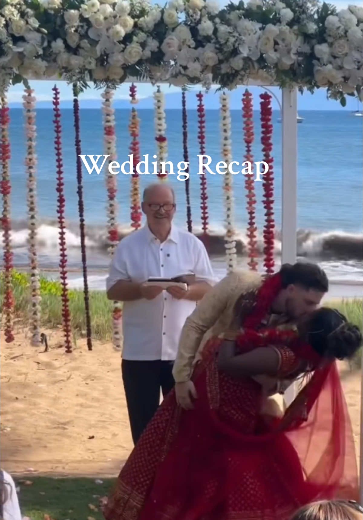 So did I mess it up?? 😝 🎥: @Hemang & @Ev  #weddingday #indianwedding #destinationwedding #chammakchallo #indianbride #weddingvlog #desi #browngirltiktok #creatorsearchinsights #hawaii @Animated_clips 