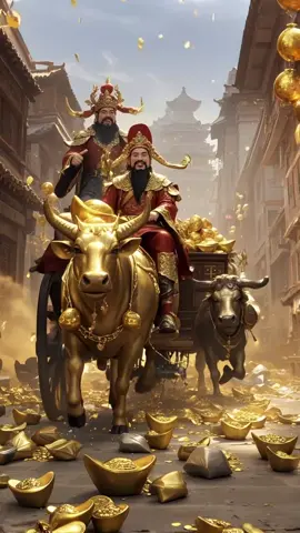 Thần tài ban lộc phát vàng 