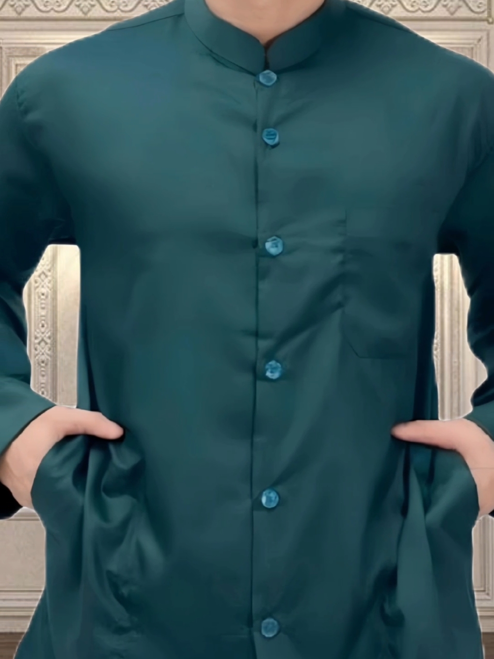 Baju Koko Haibah Santri Habaib Habib Polos Bahan Adem Saku Samping Lengan Panjang katun muslim Model Ammu Kazimi Pria Dewasa #koko #kokolenganpanjang #bajukokopria #bajukoko #bajulebaran #bajumuslim 