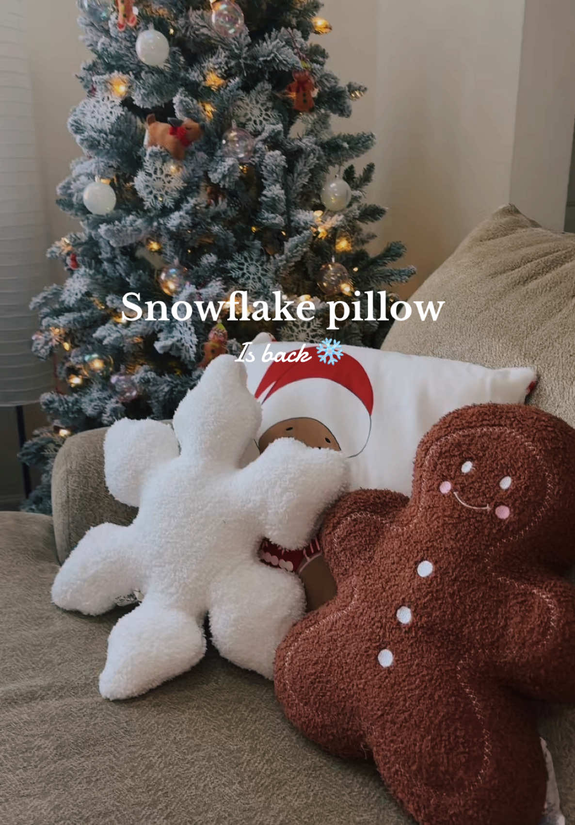 I need 5 more !!❄️✨ #christmas #christmaspillows 