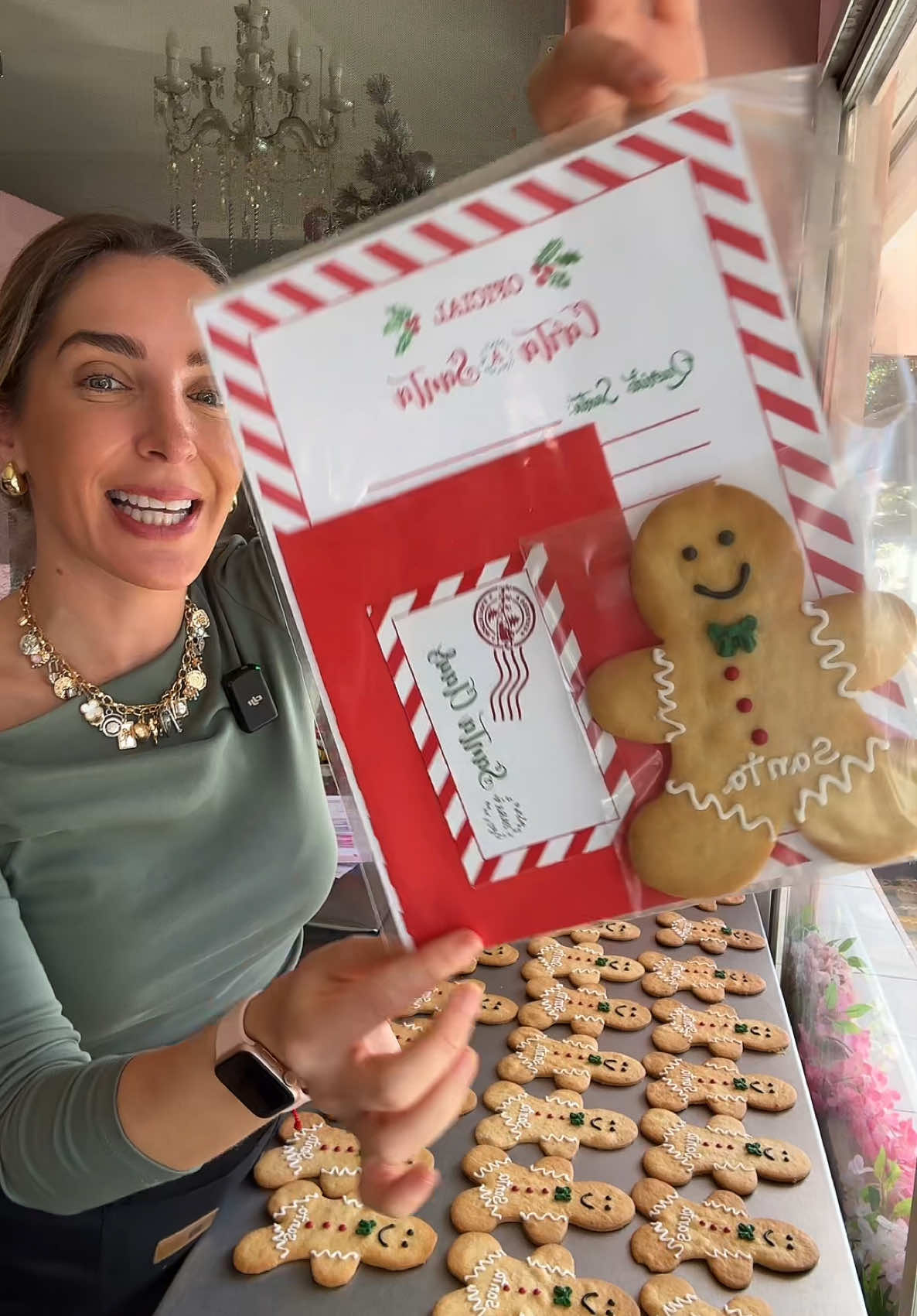 Kit de carta con galleta para SANTA!  Disponibles a partir del 4 de diciembre! . #pasteles #galletas #navidad #santa #puebla #galleta #galletasdecoradas #christmas #cake #cakedecorating #caketok 