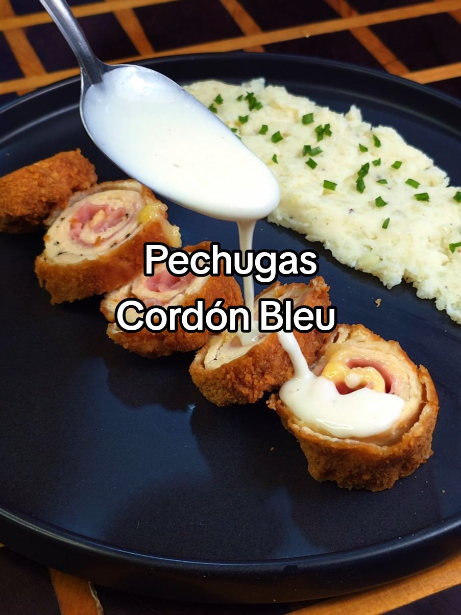 ¡Pechugas Cordón Bleu! #yosoycocinero #elcocineroenproceso #recetasdecocina #recetas #recetasrapidas #recetafacil 