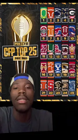 College Football Playoffs Rankings #greenscreen #CollegeFootball #cfp #football #college #fyp 
