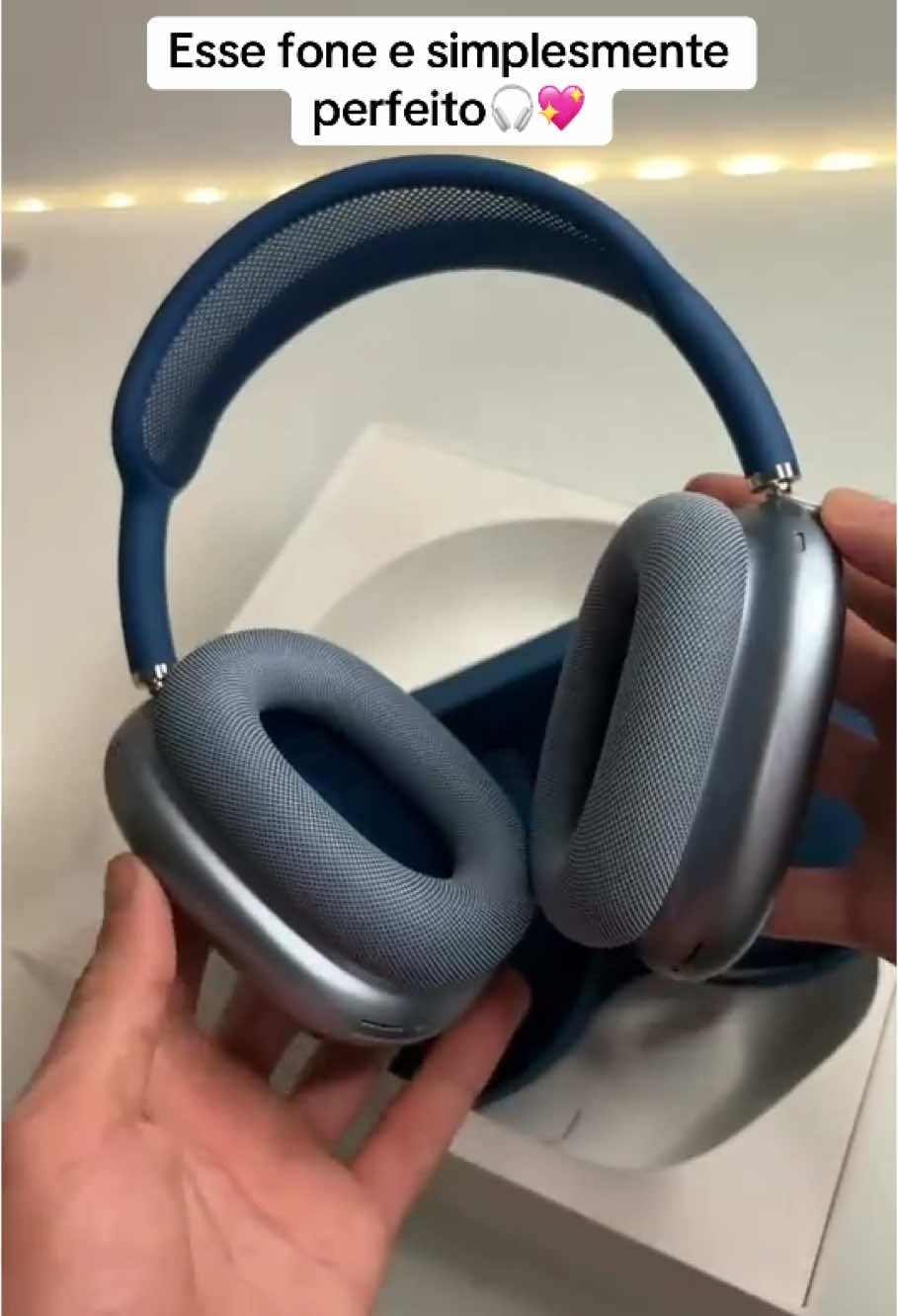 Fone de ouvido bluetooth AirPods Max🎧💖 LINK NOS COMENTÁRIOS. #viral_video #shopee #achadinhos #dicadodia #fonedeouvido #fouryou 