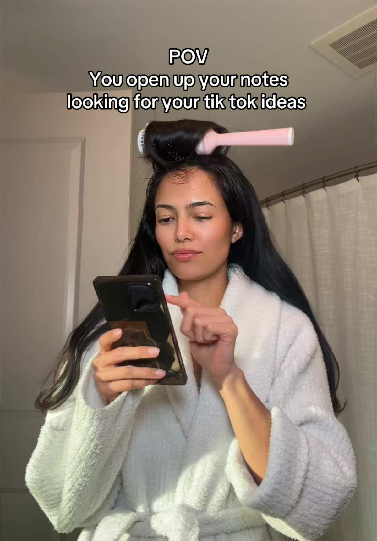 🧍🏽‍♀️📝 the notes app is a funny place #notesapp #creators #hairtok #relatable 