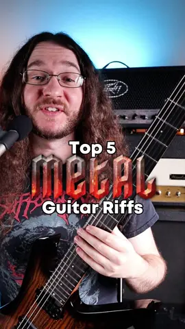 5 EASY Metal Guitar Riffs #guitar #metal