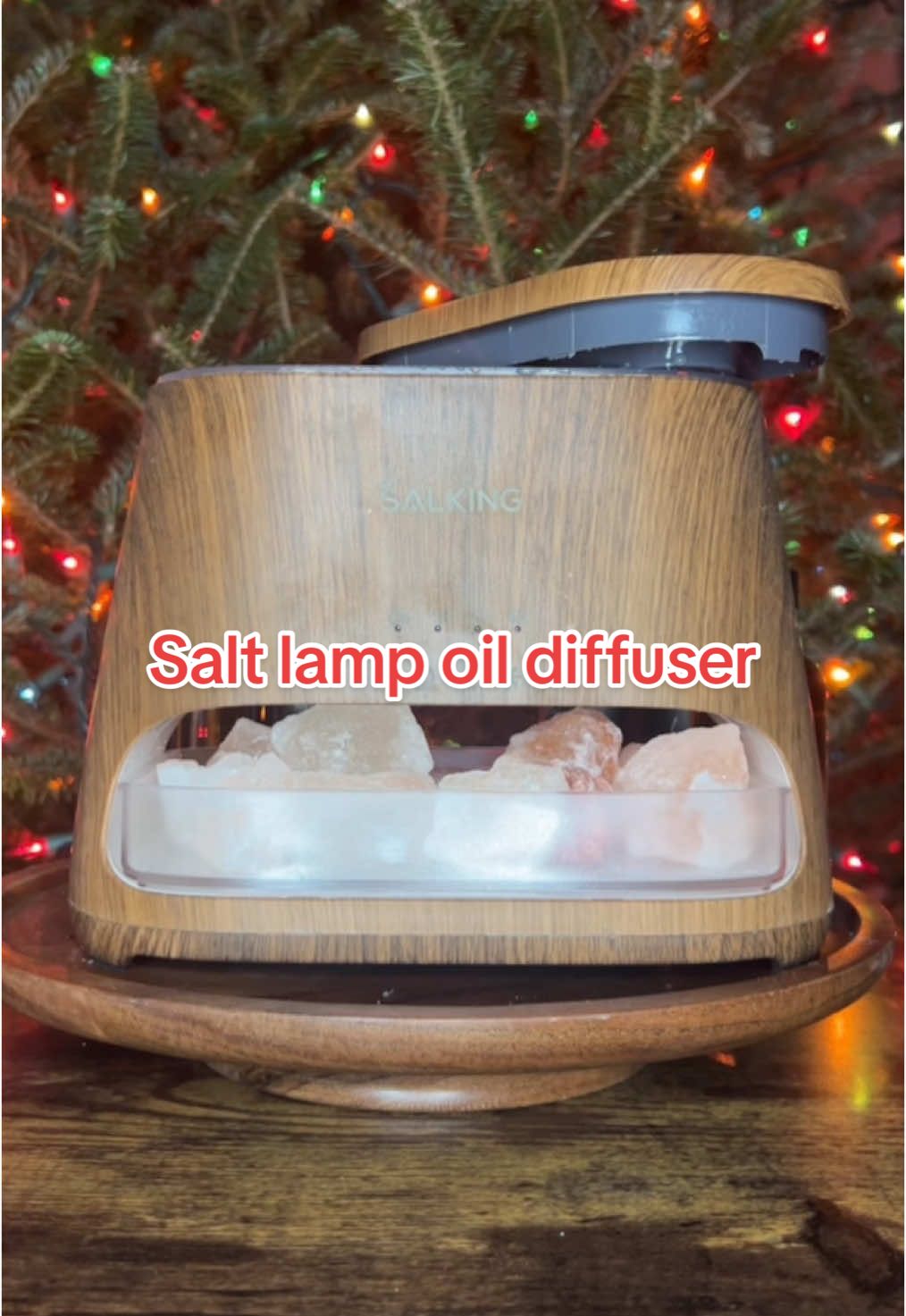 I have this running everyday its so pretty and makes my home smell so good     #saltlamp #oildiffuser #essentialoil #giftsforher #giftsforhim #creatorsearchinsights 