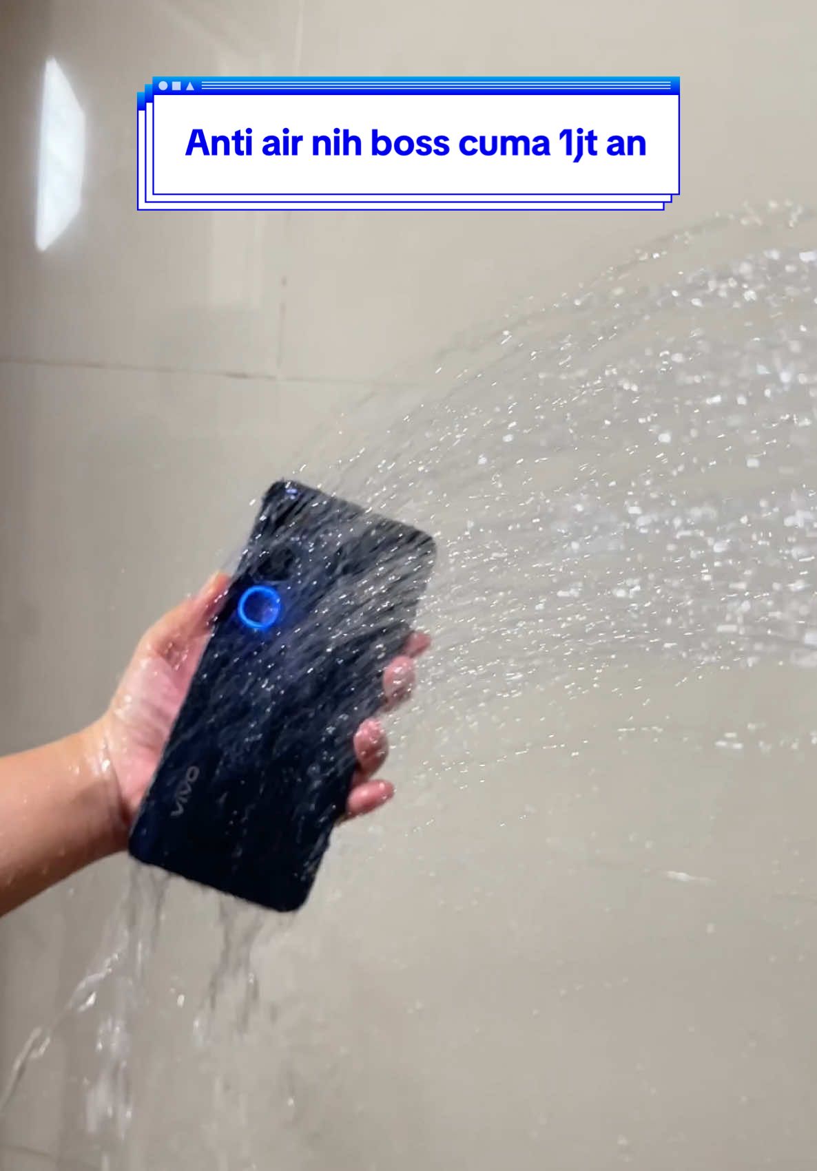 Smartphone anti air dan tahan bating nihh #electronics #smartphone #vivoindonesia 