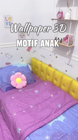 Yang polos 15ribu 10Lembar😍🫵✨ #fyp #jagoanvideotrending #dekorasikamar #kamaranak #wallpaperaesthetic #wallpaperdinding3d 