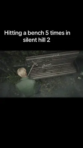 Hitting a bench 5 times in silent hill 2 #silenthill #silenthill2 #silenthill2remake #ps #ps5 