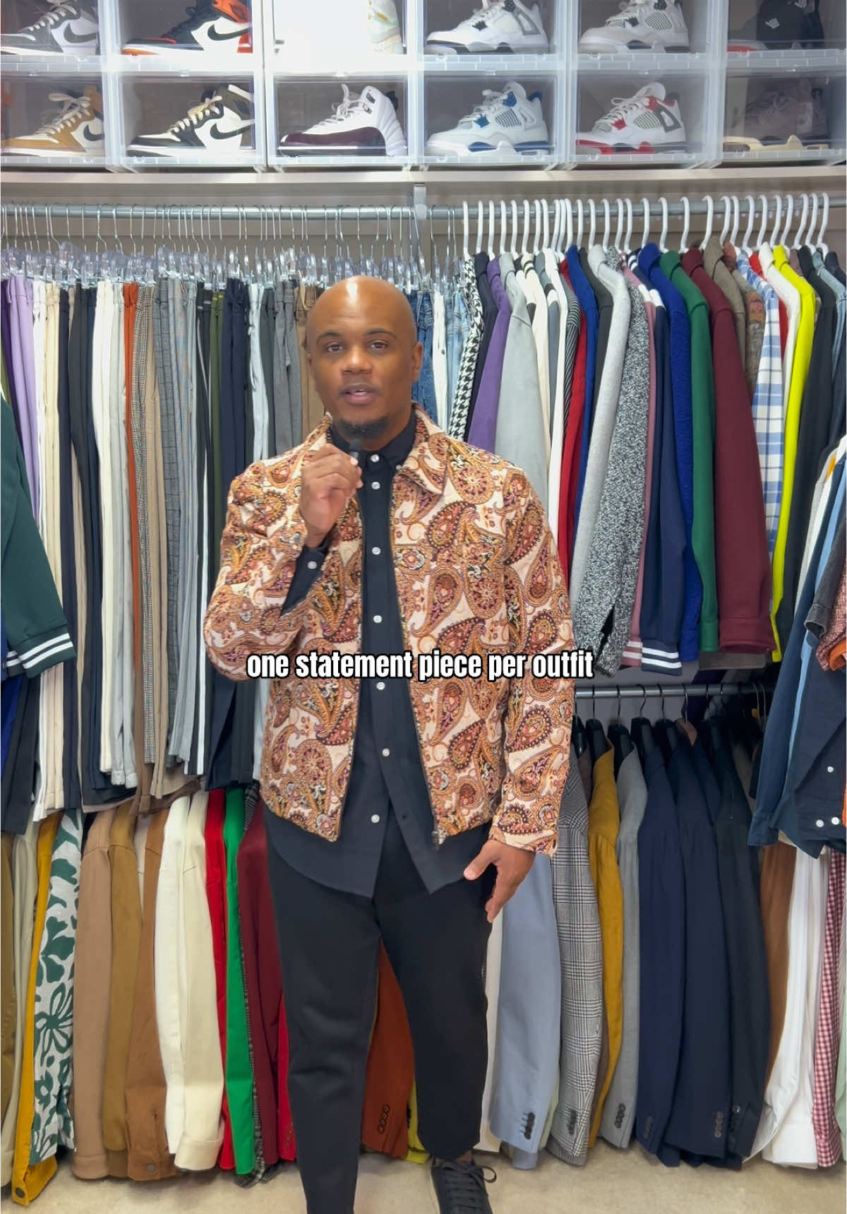 One statement piece per outfit