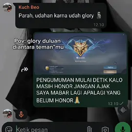tingkat kesombongan saat ini📶 #munculberanda #mobilelegends #mlbb #ml #glory #honor 
