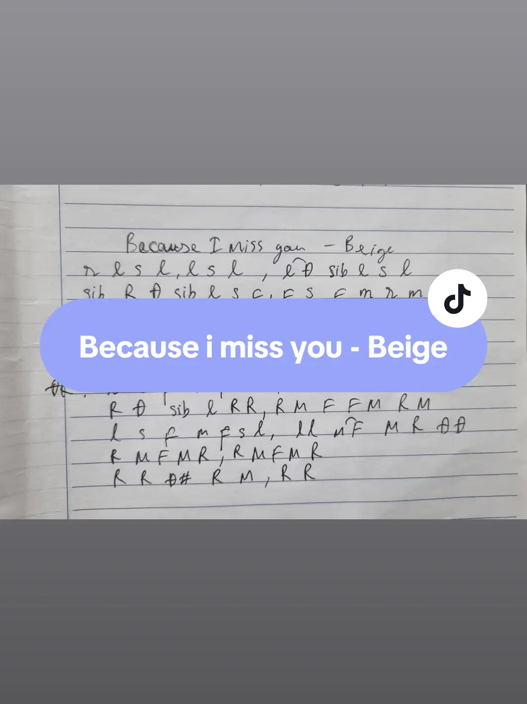 Cảm âm Because I Miss You - Beige #saotruc #camam #nguyenhuutuan 