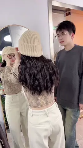 Tóc giả mũ len xoăn xù mì #mulentocgia #tocgiamulen #tocgiakemmu #xuhuongtocgia2024 