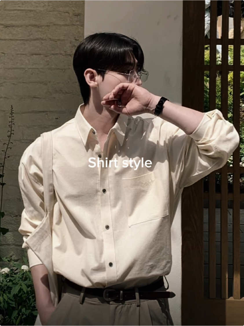 Shirt style #ไอเดียแต่งตัว #outfit #ไอเดียแต่งตัวผู้ชาย #แฟชั่นผู้ชายสไตล์เกาหลี 
