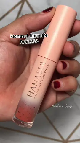#hanasui #hanasuilipcream #hanasuimakeup #lipmattetransferproof #lipmate 