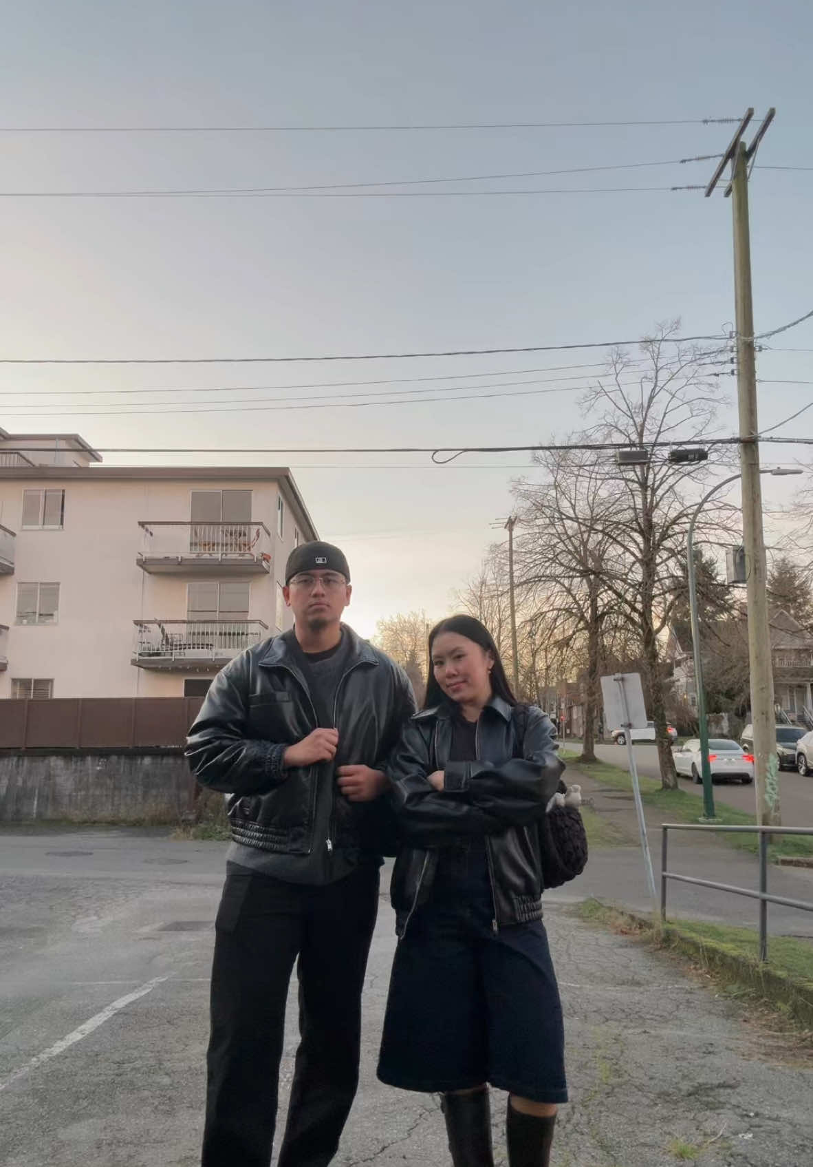 just another day w me and my twin👯‍♀️ #fitcheck #vancouver #oufitcheck #couples @wrap 