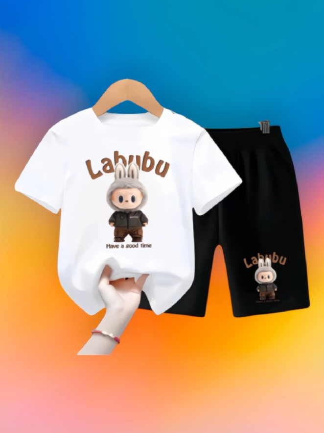 STELAN ANAK LABUBU 2-10TAHUN COWOK/CEWEK CUMA 20K #setelan #setelanlabubu #setelananak #fyp #setelananakcowok #setelananakcewek #kaoslabubu #kaosanak #kaosanakcowok #kaosanakcewek 