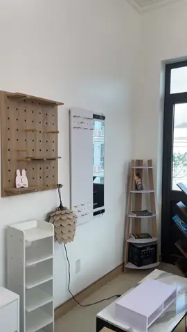 Gương treo tường cánh trượt có chốt treo phụ kiện #mdf #tiktokvideo