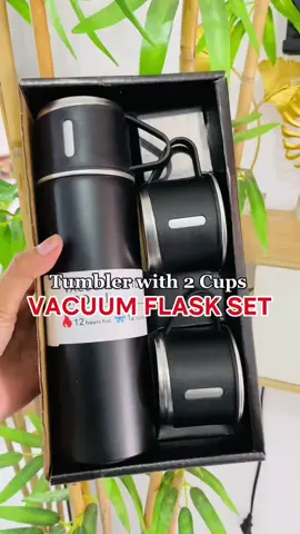 Ang ganda pang regalo nito kasi set na, stainless steel tumbler hot and cold, maykasama ng 2 cups at with box pa ang sulit #hotandcoldbottle #stainlessteeltumblers #vacuumflaskset #christmasgiftideas #giftrecommendation #trend #vacuumflasktumbler #fyppppp #tumbler #tumblerwithcup 