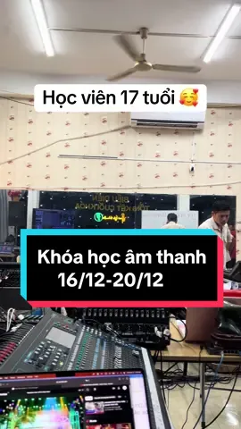 Tuyển sinh khóa học âm thanh thực hành vào ngày 16/12-20/12 tại Sài Gòn #hocamthanh #dayamthanh #smaart #rta #tuning #xuhuong #newlifemusic #digitalmixer #LearnOnTikTok 