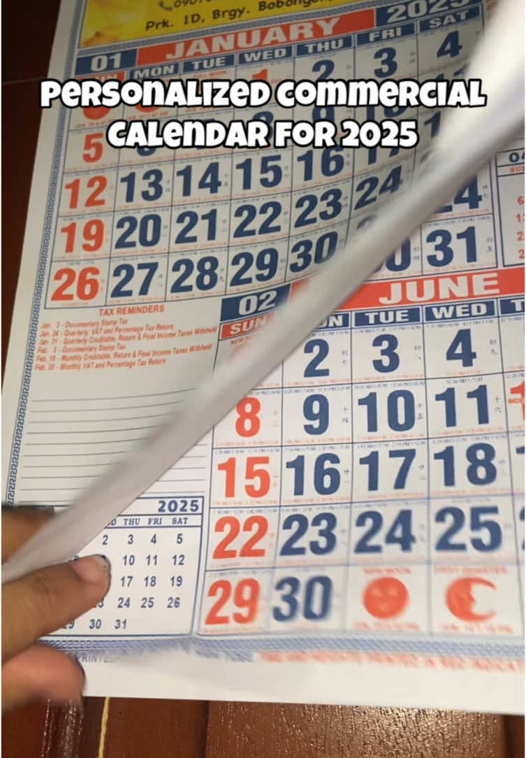 Personalized Commercial Calendar for 2025😻 #personalizedcalendar #calendar #2025calendar #commercialcalendar #costumizedcalendar 