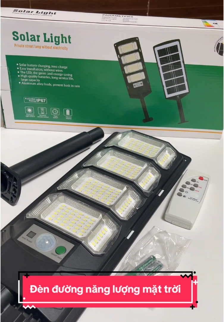 Đèn đường năng lượng mặt trời 2000w💯💯💯#xuhuong #den #tieudungthongminh💰 #giadinh #tienloi #dennangluongmattroi #denmattroi 