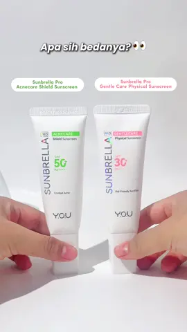 Kenalan yuk sama Sunbrella Pro terbaru dari Y.O.U 😍 Kalau kalian ngincer yang mana nih? 🛒🛍 #AntiPanikDiBawahTerik #SunbrellaSunscreen #YOUSkincare #YOULongLastingBeauty 