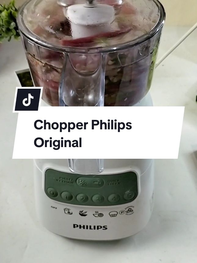 Chopper Philips Original. Membantu menggiling sambal kesukaan mu jadi lebih praktis! Yuk diorder mumpung lagi promo! #chopper #chopperphilips #philips #philipshomeliving #chopperdaging #promoguncang1212 