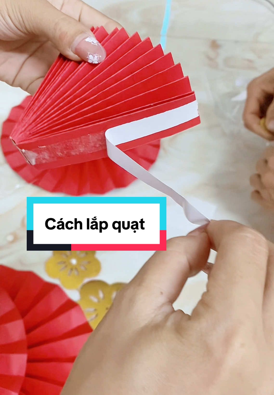 Cách lắp sét quạt #settrangtritet #setquatgiay #thienly90 #xuhuongtiktok 