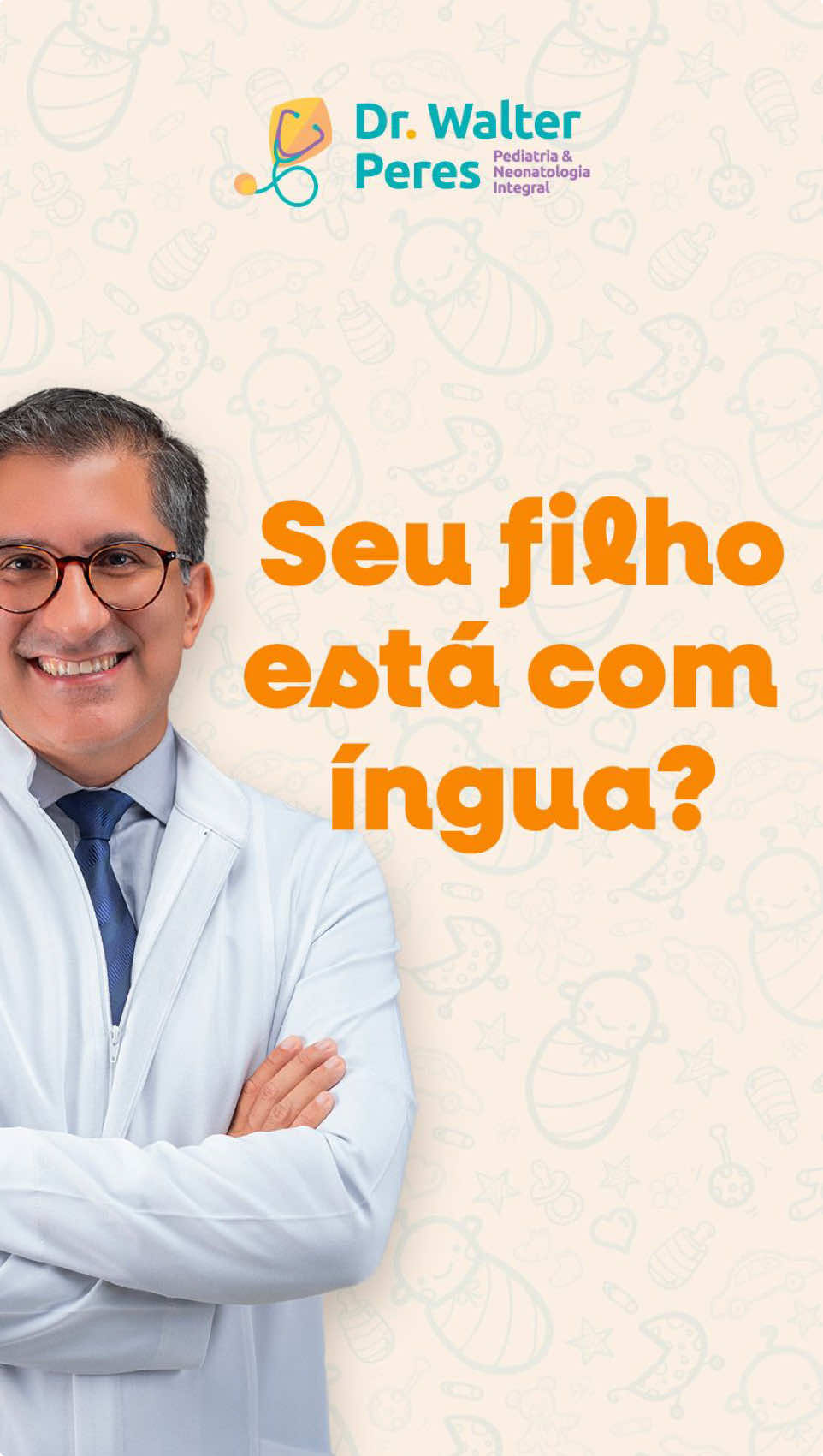 Olá, mamães e papais! Ínguas são reações comuns do corpo a infecções e aparecem geralmente no pescoço das crianças.  Na grande maioria dos casos não há razões para preocupação, mas é preciso atenção a determinados sinais do corpo.  Nesse vídeo explico quando você deve se preocupar e levar seu filho ao pediatra. Dr. Walter Peres Pediatria e Neonatologia Integral CRM/MS 6941 – RQE 3898/3899