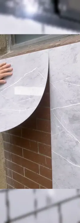 Renovating old walls? Use these marble wall stickers for home decor! Self-adhesive 3D tiles that look like ceramic, waterproof and oil-resistant, perfect for kitchen or living room accent walls. #WallDecor #WallRenovation #3DWallStickers #HomeImprovement #EasyToClean
