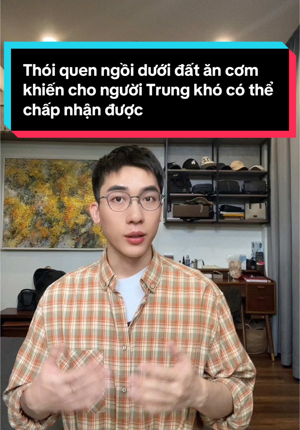 Một trong những thói quen của người Việt khiến cho người Trung khó chấp nhận được đó chính là ngồi dưới đất ăn cơm #tiengtrunghaohao #tiengtrung #trungquoc #vietnam 