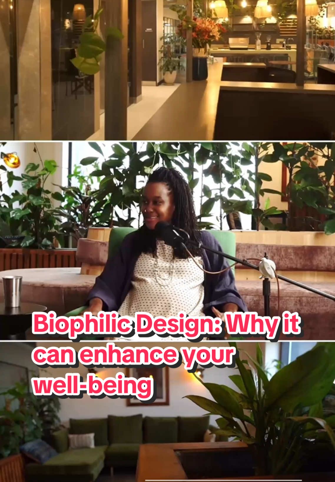 Ever wondered why some spaces just feel good? 🤔 It's all about biophilic design! 🌿  It is a concept we learned from the brilliant Nyambura Gichohi, which aims to bring the outdoors in. 🌿 And Ikigai has nailed it! Their spaces are a testament to how incorporating natural elements can boost creativity, reduce stress, and enhance overall well-being. 🌱✨ Even watching this episode on our YouTube channel will be great for you - we are surrounded by biophilia, after all. Find the links in our bio up top, or you could also choose to listen in on your favourite audio podcast platform.😄 #biophilicdesign #ikigainairobi #naturelovers #wellness #interiordesign #sustainableliving #greenliving #nairobi