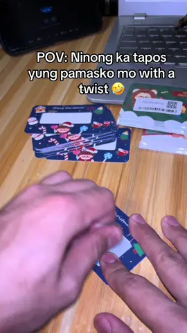 bahala na kung ano makuha ng mga inaanak 🤣 #scratchcard #scratchcardreveal #pamasko 