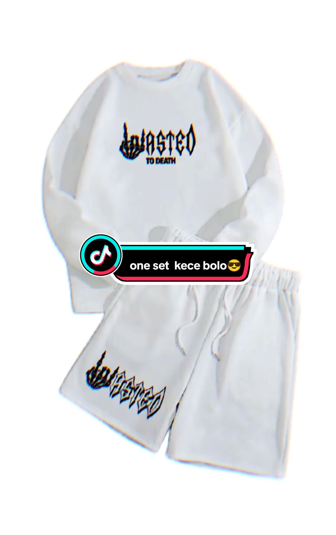 🔥 Ready to make a statement? Setelan 'WASTED TO DEATH' ini bikin kamu tampil edgy dan stylish setiap saat! Cocok untuk segala aktivitas santai. Jangan sampai kehabisan, order sekarang juga! 🖤✨ #OOTD #Streetwear #FashionStyle #FYP #ViralFashion #TrendyOutfit #WastedToDeath #CasualWear #TikTokFashion #BelanjaOnline