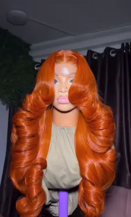 Have you bought your Christmas hair yet or i should mind my business  26” raw donor ginger orange bounce 400g woth 5:5 closure available  Wigging is based on customer’s request  #mabelhairline12 #beninhairvendor #smallbusinessowner #500kviews 
