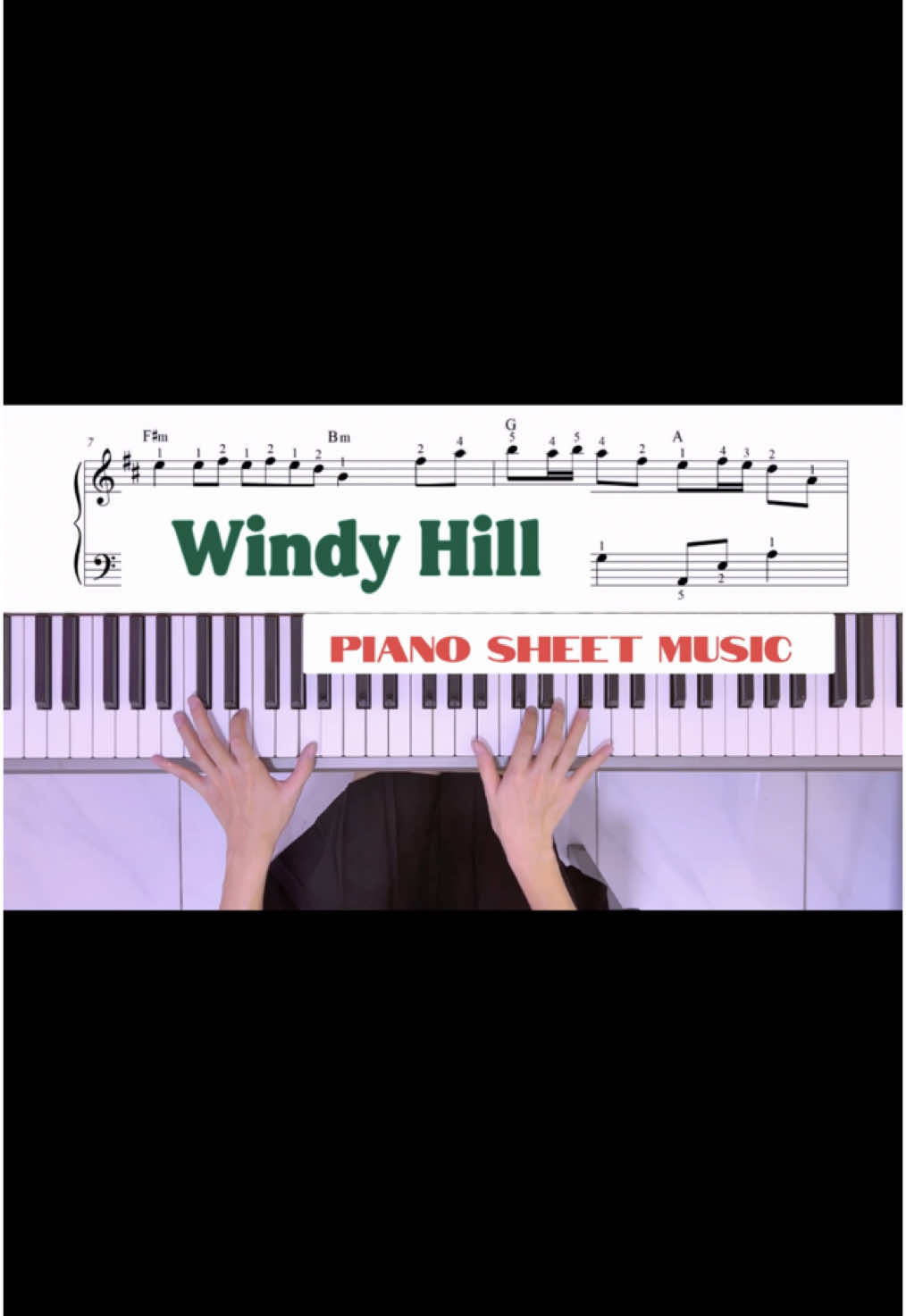 Windy Hill - Piano #piano #sheet #music #pianocover #xuhuong 