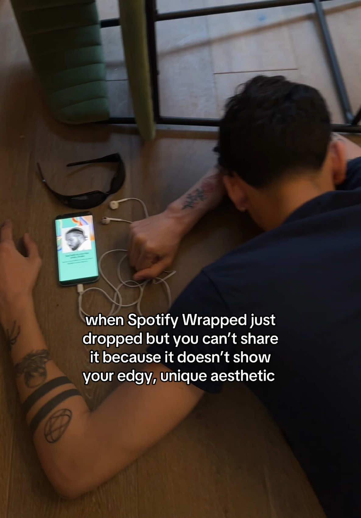 wdym drake is my top artist?💔 #fyp #spotifywrapped 