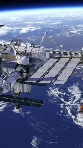 The international space station (ISS) 🛰️ The International space station orbits around Earth 400km above 🌍, The ISS is a floating laboratory conducting edge research that helps us unlock the mysteries of space and improve life back home! 🚀 From growing plants in zero gravity to studying the effects of space on the human body 🧑‍🚀, its paying the way for future space exploration including trips to mars! 👽🔭 The station serves as a key hub for scientific collaboration between countries, showcasing what humanity can achieve together! Its the gateway to the stars helping us explore the cosmos one discovery at a time. ✨🔭  Credit - @ORMOUS  #space #iss #internationalspacestation #astronomy #earth #orbit #cosmos #star #future 