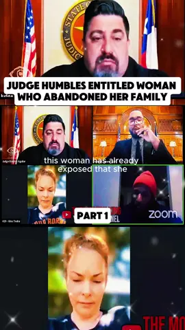 Judge Humbles Entitled Woman Who Abandoned Her Family #court #courtroom #judge #law #lawyer #viralvideo #fyp #trending #usa🇺🇸 #prison #arrest #criminal 