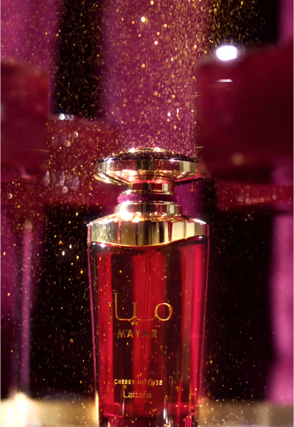 Forget any other cherry fragrance you ever got your nose on. This season, Mayar Cherry Intense will be your jam, your cherry jam ✨🍒✨🍫✨   Top: Strawberry and Bergamot Heart: Cherry Jam and Cacao Base: Amber, Patchouli and Vanilla   #MayarCherryIntense #Lattafa #LattafaPerfumes #Lattafafragrances #perfumecollection #perfumelovers #newlaunch