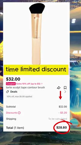 tarte sculpt tape brush