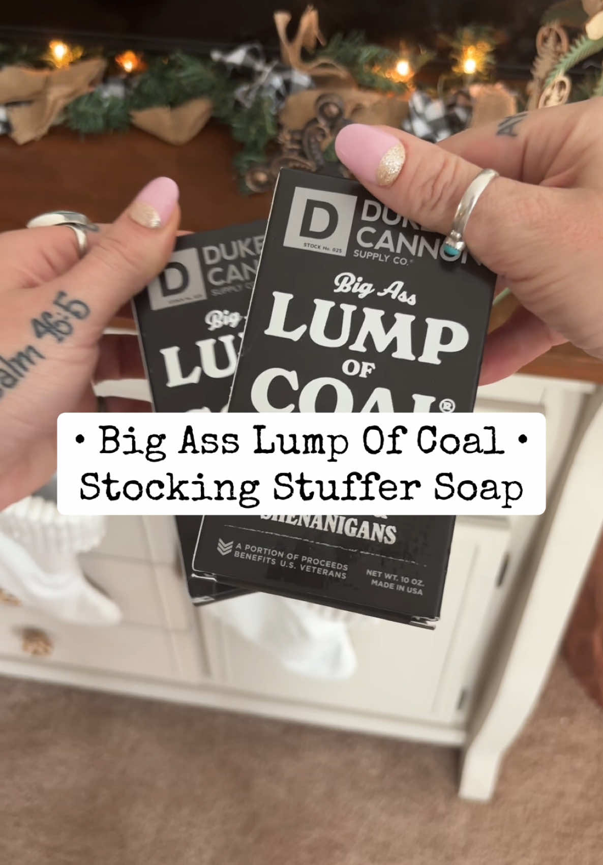• @Duke Cannon Supply Co. • Big Ass Lump of Coal Soap! Perfect #stockingstuffer for all these mens! #stockingstuffers #soap #allthingsaud #tiktokshopholidaydeals #buyonegetonefree 
