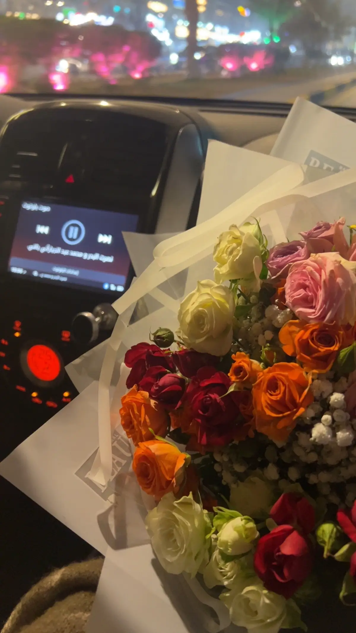 و الورد يأخذ عنها بعض رقتها  و مالها في جميع الخـلق أشباه 💛 #ورد #fyp #foryou #تصويري 